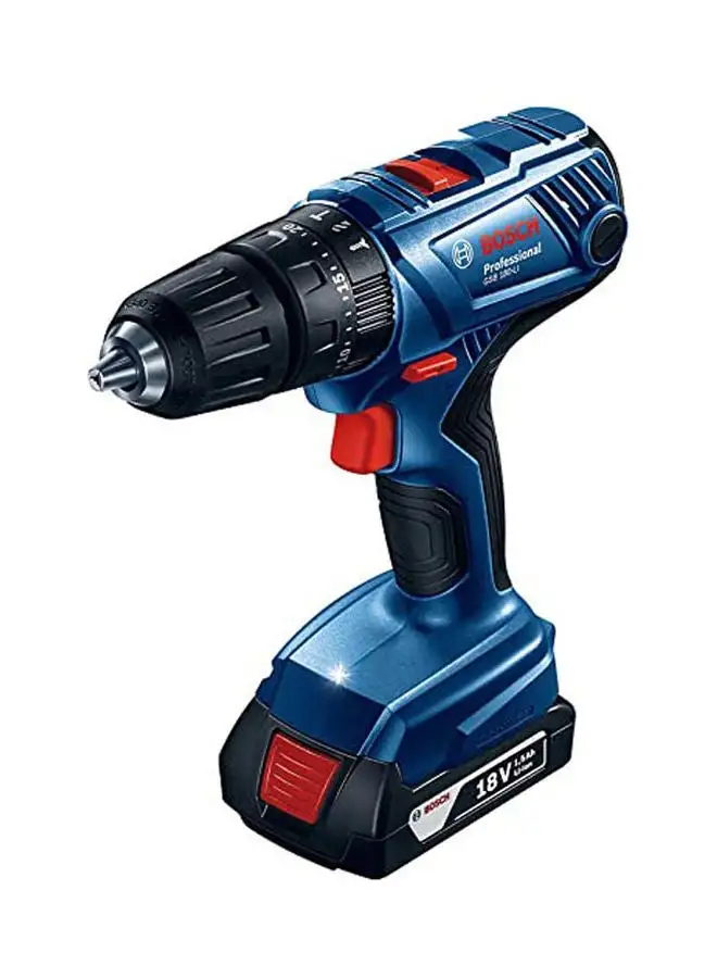 BOSCH Gsb 180-Li Combi Cordless Screwdriver - 2 Batteries Blue-Black