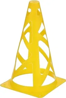 Sport One 23CM Multifunctional Training Cones Sport Training Gear with 12 Holes - Yellow