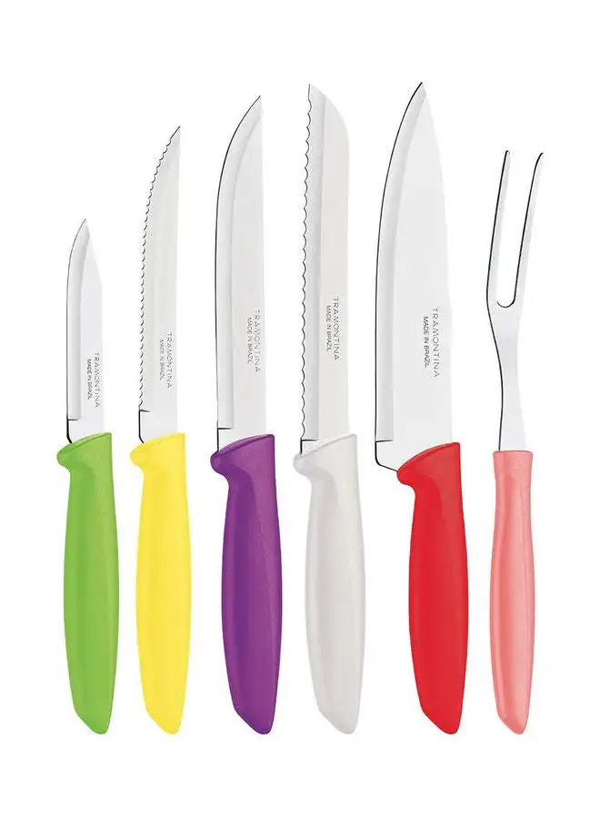 TRAMONTINA Set Of 6-Piece Plenus Knives Muliticolor 21 x 230 x 370cm 