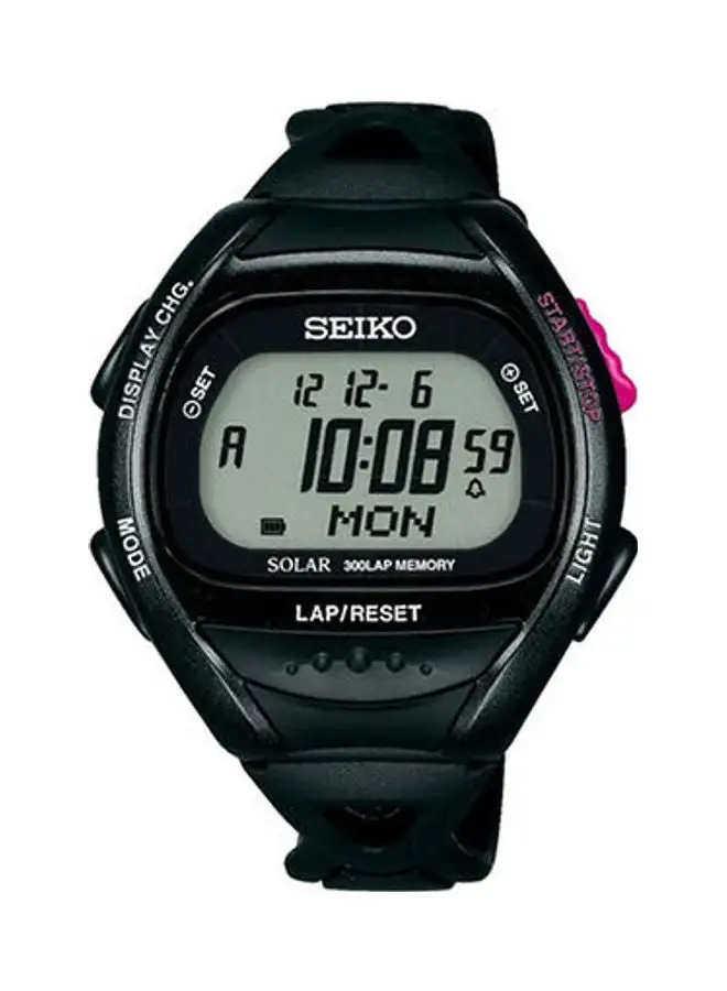 Seiko Men's Rubber  Digital Wrist Watch SBEF001J