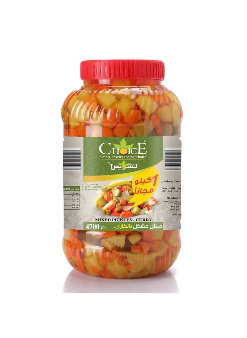 CHOiCE Mixed Pickles With Curry 3.7kg + Free 1kg