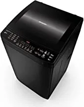 SHARP Washing Machine Top Automatic 13 Kg, DDM Inverter, Pump, Black ES-TD13GBKP