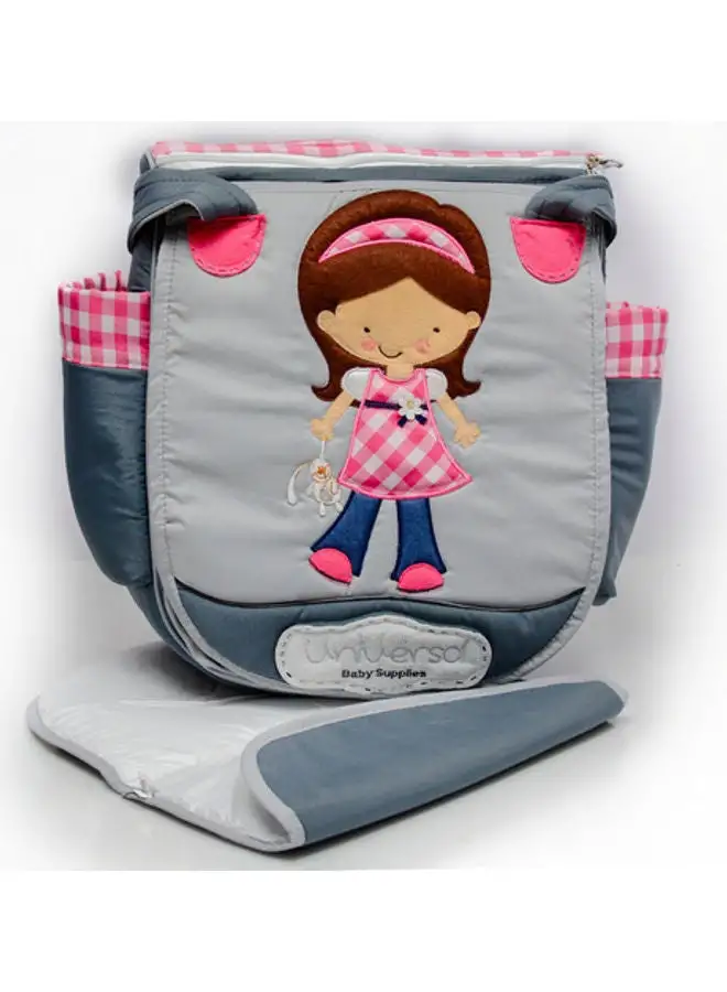 UNIVERSAL Diaper Bag Baby Face - Rose