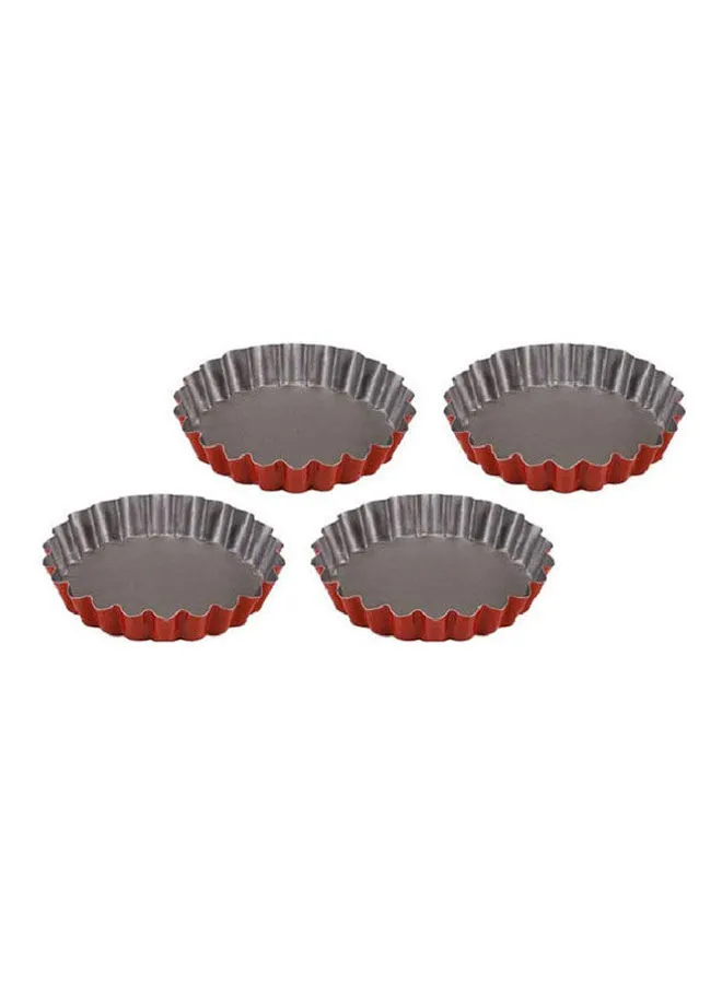 Guardini Set 4 Pie Tins Red 12cm