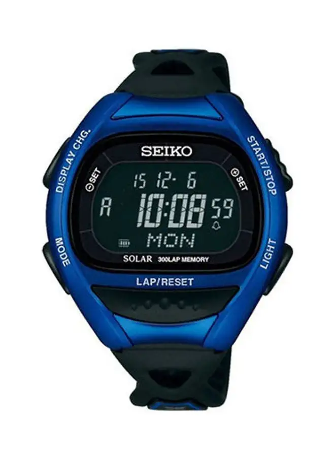 Seiko Men's Rubber  Digital Wrist Watch SBEF029J