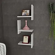 Home gallery wall shelf 90x30x22 white