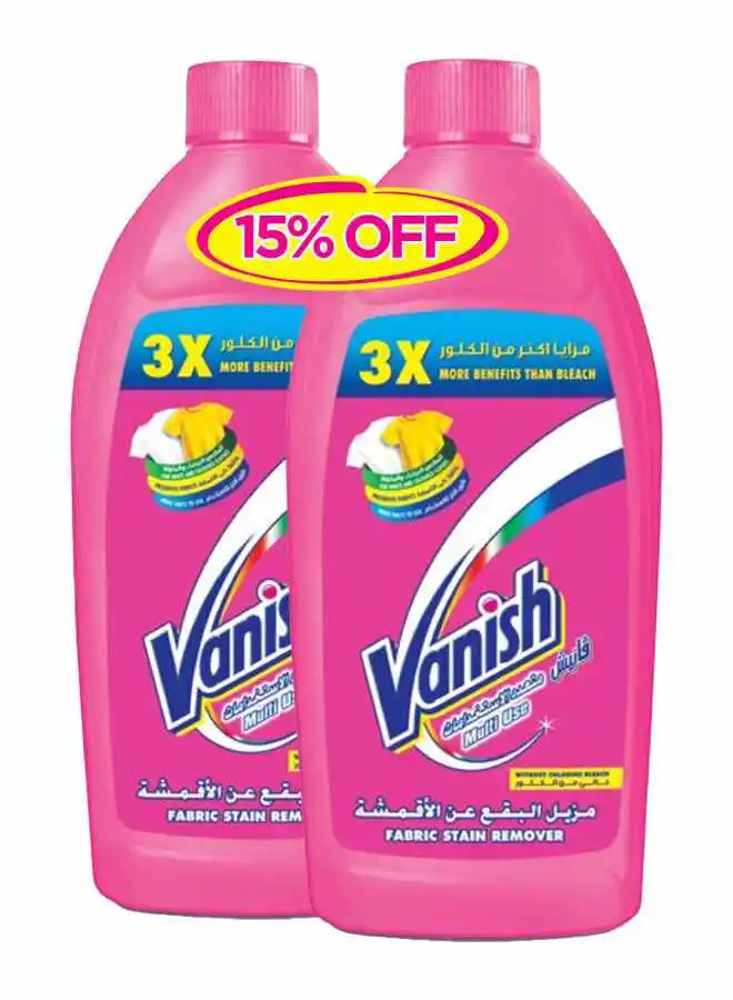 Vanish Liquid Pink Stain Remover Pack of 2 - 450ml