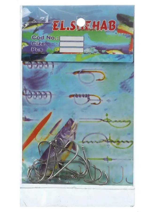 EL.SHEHAB Fishing Hook Set Size 2 12 Pieces 120grams