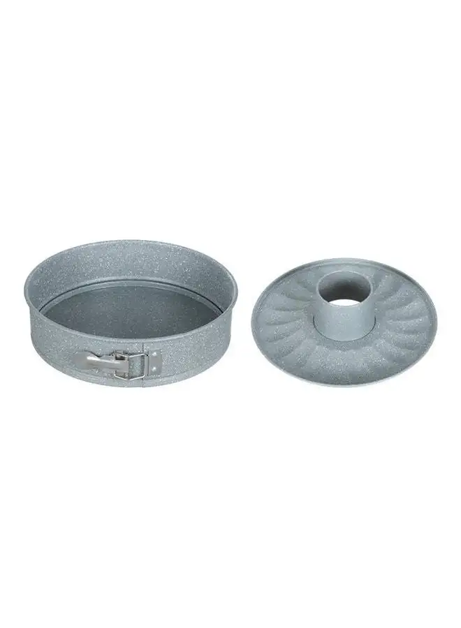 Neoflam Granite Springform Cake With 2  Bottoms Pan Grey 26cm