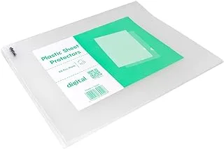 Digital sheet protectors, l shape, a4, 50 pack - crystal - 150 mic