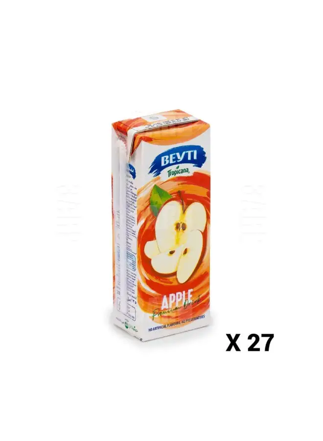 Beyti Tropicana Premium Drink Apple 235ml pack of 27 Apple 235ml