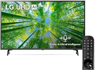 LG UHD 4K TV 55 Inch UQ8000 Series, Cinema Screen Design 4K Active HDR WebOS Smart AI ThinQ - 55UQ80006LD (New 2022),Black