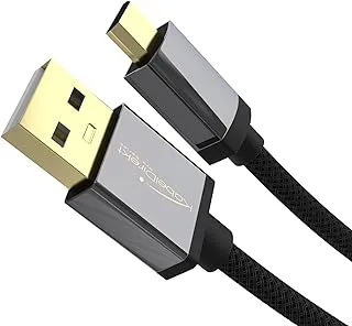 KabelDirekt – 0.5m Micro USB Cable (USB 2.0, Synch & Charge Cable, nylon) PRO Series