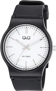 Q&Q Black Rubber Strap VS50J014Y