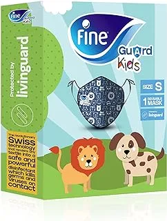 Fine - guard face mask for kid. limited edition blue color small size