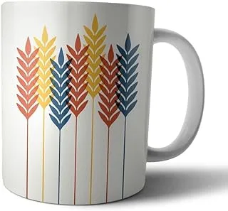 Rack Ceramic Printed Mug - 350 Ml - Mult color