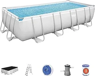 Bestway 56670 power steel rectangular pool set