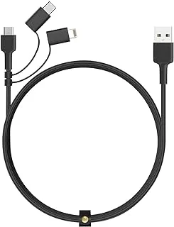 Cable lightning naar usb cb-bal5/3in1 2m lltsn1002261 aukey