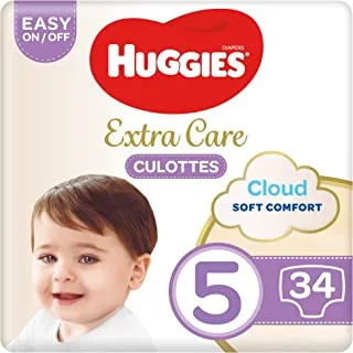 Huggies extra care pants - size 5, 12-17 kg, 34 diaper pants - made in europe