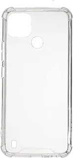 King kong anti-burst hard back cover for oppo relame c21 - clear