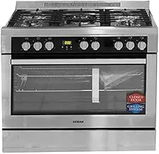 Ocean Freestand 5 Burners professional Gas Cooker - OGCF95X5PROSDKFNG