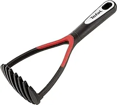 Tefal ingenio potato masher, silicone bumper, red/black - k2071214