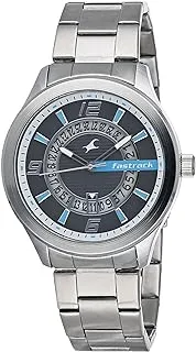 Fastrack Loopholes Black Dial Analog Watch for Men 38050SM02