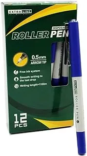 Extraline Roller pen 0.5mm blue Nr: 2139C, 12pieces, Blue