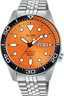 Alba Watch for Men, Quartz Movement, Analog Display, Silver Stainless Steel Strap-AL4189X