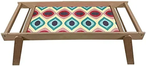 jalsa wooden tray -size 35x25 - multicolor