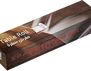 Zpac disposable table cover roll nylon heavy duty 100% virgin material,150 cm x 1m - 10 pcs