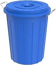 CosmoplastIFHHDR231BL Plastic Multipurpose Round Drum With Lid, 125 Liters - Blue