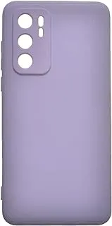 Silicon back cover slim hard case with camera protection edges for huawei p40 - purple