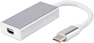 محول USB من النوع C إلى منفذ العرض الصغير لجهاز MacBook Air iPad Pro 2018 Surface Dell Samsung