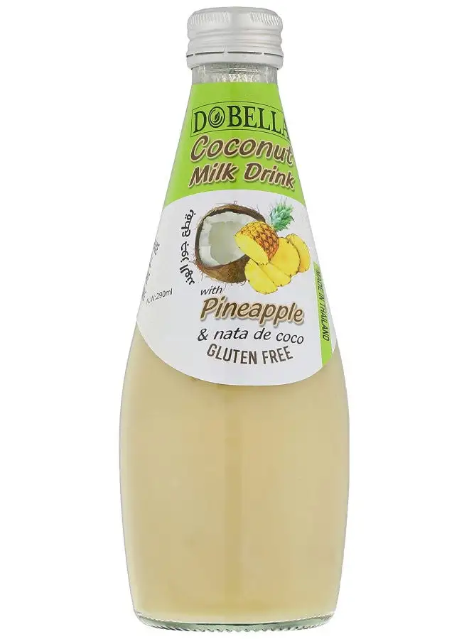 DOBELLA Coconut Milk With Pineapple And Nata De Coco 290ml