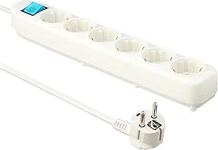 Pluguard power strip 6 outlets with switch - 3500w - 16a - 250v