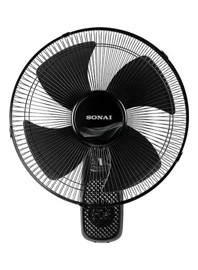 Sonai Wall Fan 16 Inch 3 Speeds 60 W MAR-1622 Black