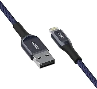 Aukey cb-akl2 mfi usb a to lightning kevlar cable 2m