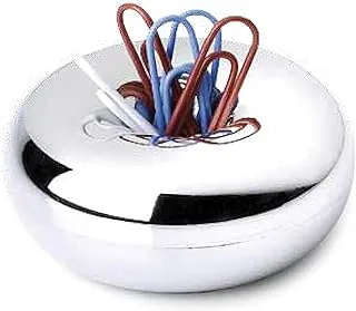 Round clips holder with standard paper clips