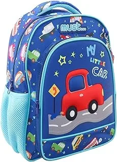 MUST KINDERGARTEN BACKPACK MUST CAR 3D SOFT 2 CASES