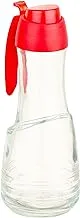 Renga oil/vinegar bottle - made in turkey red