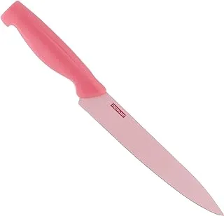 Neoflam stainless steel knife with plastic handle, 8 cm - pink