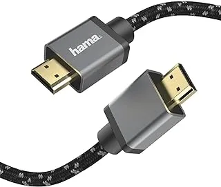 Hama ultra high speed hdmi cable, 8k, metal, gold plated 1.0 m