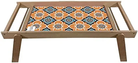 jalsa wooden tray -size 35x25 - multicolor