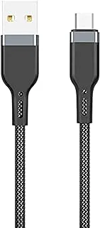 WIWU PT03 Platinum USB To Micro 1.2M Cable, Fast Charging, Data sync, Super durable - Black