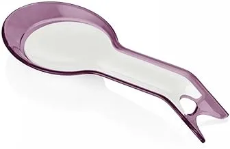 Bager Acrylic Large Ladle Rest with Small Plastic Ladle Rest, Burgundy