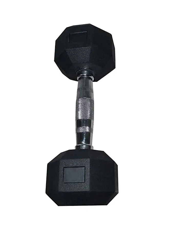 BODY SCULPTURE Hex Rubber Dumbbell - 17.5 Kg 17.5kg