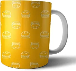 Rack Ceramic Printed Mug - 350 Ml - Mult color