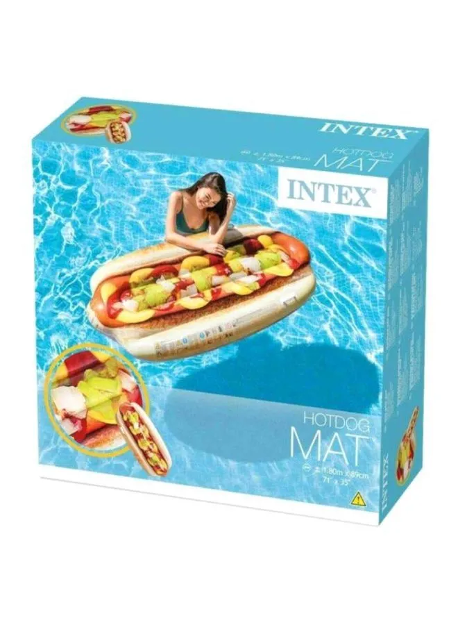 INTEX Sand And Summer Jumbo Hot Dog Mat 180*89cm