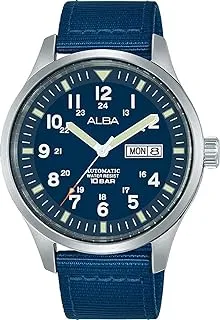 Alba Active Nylon Band Analg Watch for Men Blue Dial AL4219X1